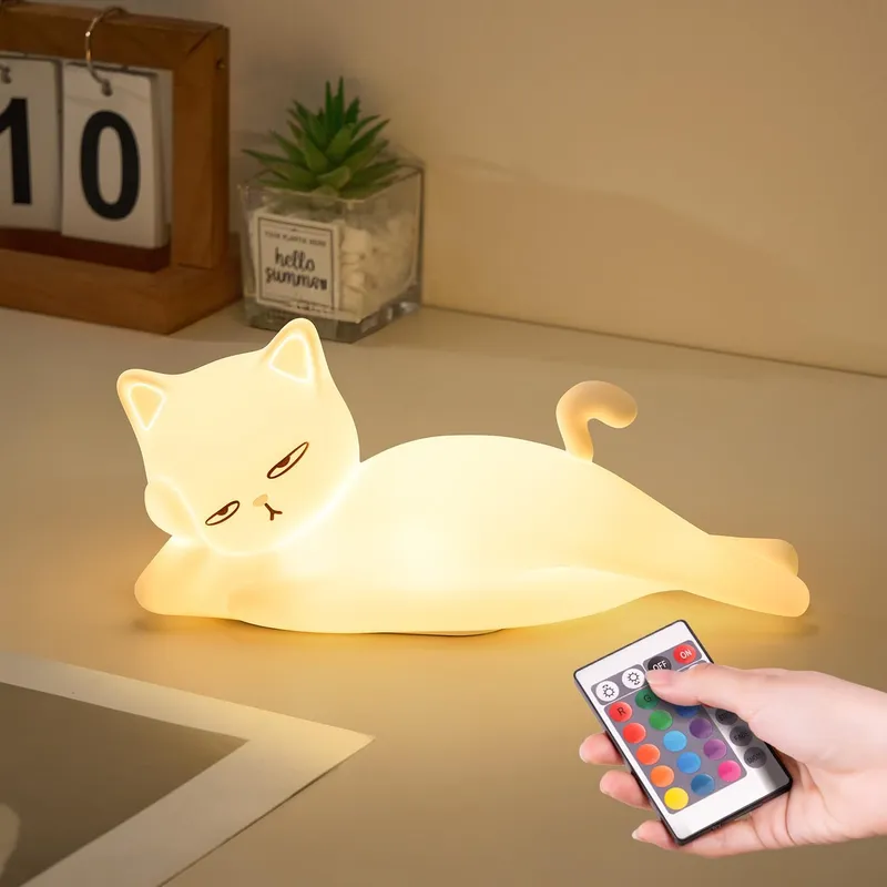 PIKOY Liegende Katze – Nachtlicht